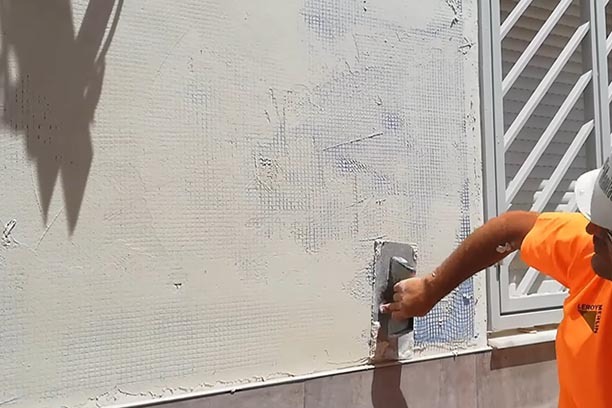 Rehabilitación de fachadas con mortero monocapa